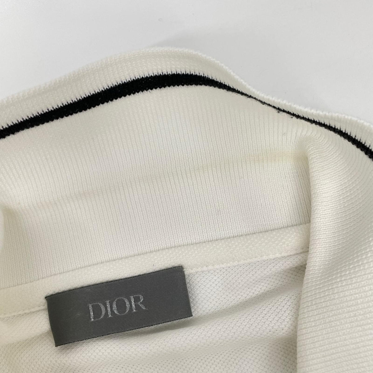 DIOR ディオール 733J805B0373 ホワイト BEE 刺繍 ポロシャツ トップス