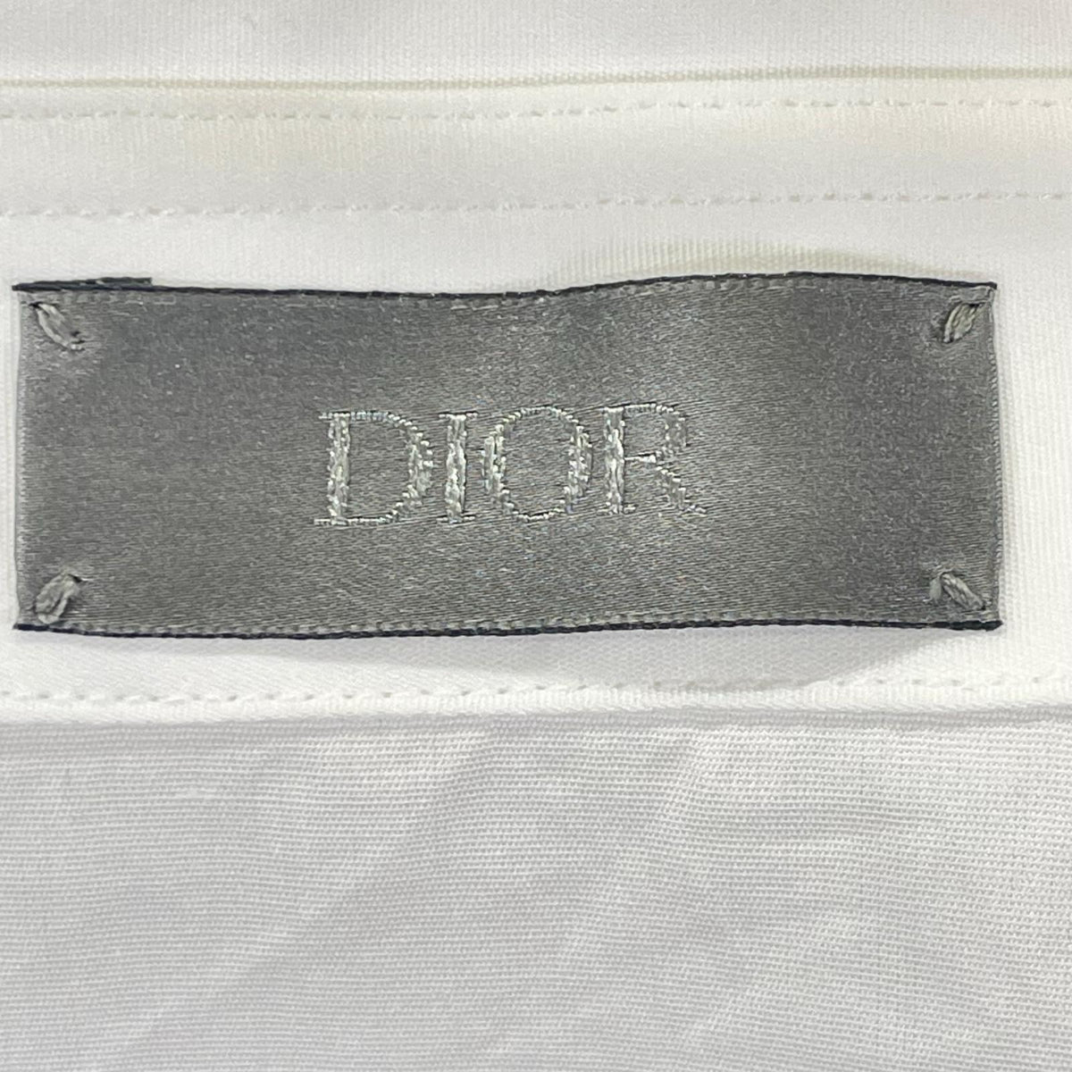 DIOR ディオール 493C521A1581 ホワイト コットン 刺繍 半袖シャツ トップス