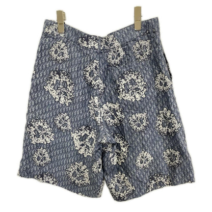 DIOR ディオール 013C121B5931 ネイビー Denim Tears オブリーク シルク ショートパンツ ボトムス