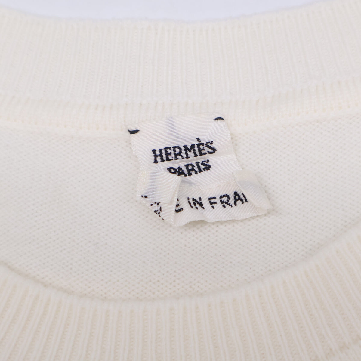 HERMES エルメス 【美品/国内正規/26AW】H6H2822DC Porte-Bonheur Bandana short-sleeve sweater ポルトボヌール バンダナ 半袖セーター トップス