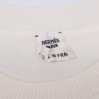 HERMES エルメス 【美品/国内正規/26AW】H6H2822DC Porte-Bonheur Bandana short-sleeve sweater ポルトボヌール バンダナ 半袖セーター トップス
