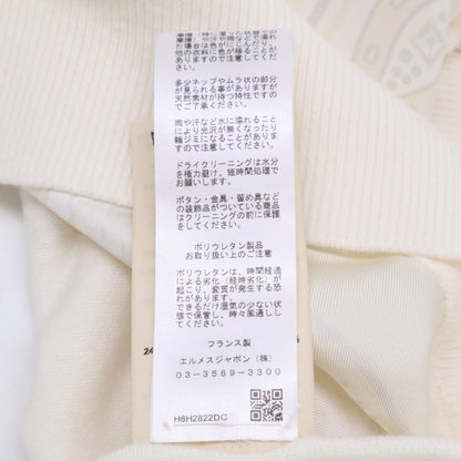 HERMES エルメス 【美品/国内正規/26AW】H6H2822DC Porte-Bonheur Bandana short-sleeve sweater ポルトボヌール バンダナ 半袖セーター トップス