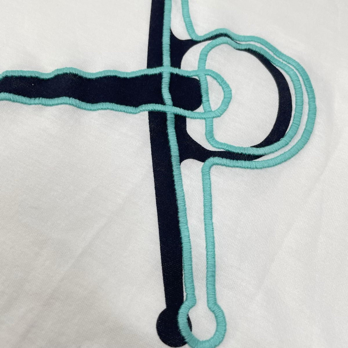 HERMES エルメス 91-5750 ホワイト コットン MORS Tシャツ トップス