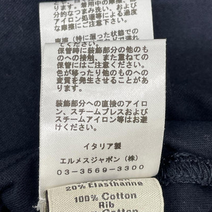 HERMES エルメス 24SS ネイビー エトリエ・アン・フラグモン Tシャツ トップス