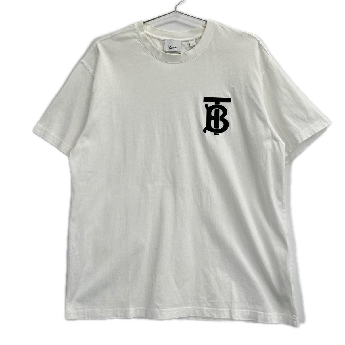 BURBERRY バーバリー 8017473 ホワイト ロゴ コットン Tシャツ トップス