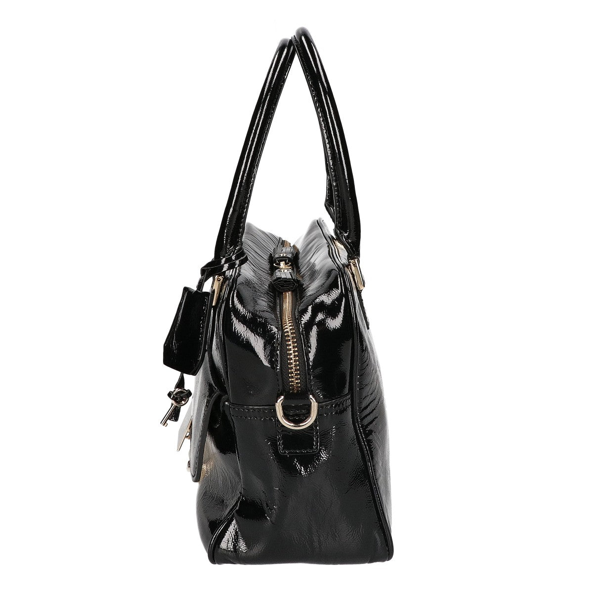 Anya Hindmarch アニヤ ハインドマーチ 【美品】CARKER カーカー パテント 2WAY ハンドバッグ