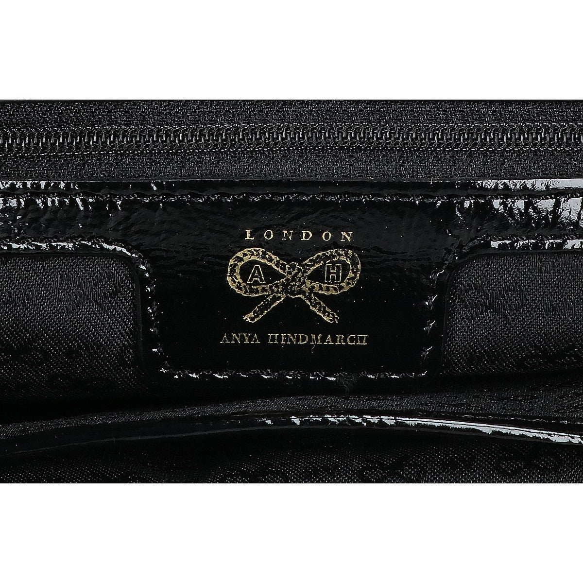 Anya Hindmarch アニヤ ハインドマーチ 【美品】CARKER カーカー パテント 2WAY ハンドバッグ
