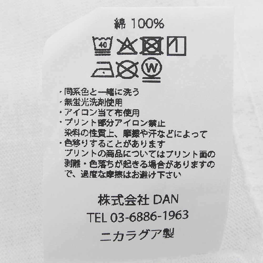 DAN ダン 新品同様 SAKAMOTO DAYS Sakamoto＆Shin Tee コットン トップス メンズ ホワイト XL トップス