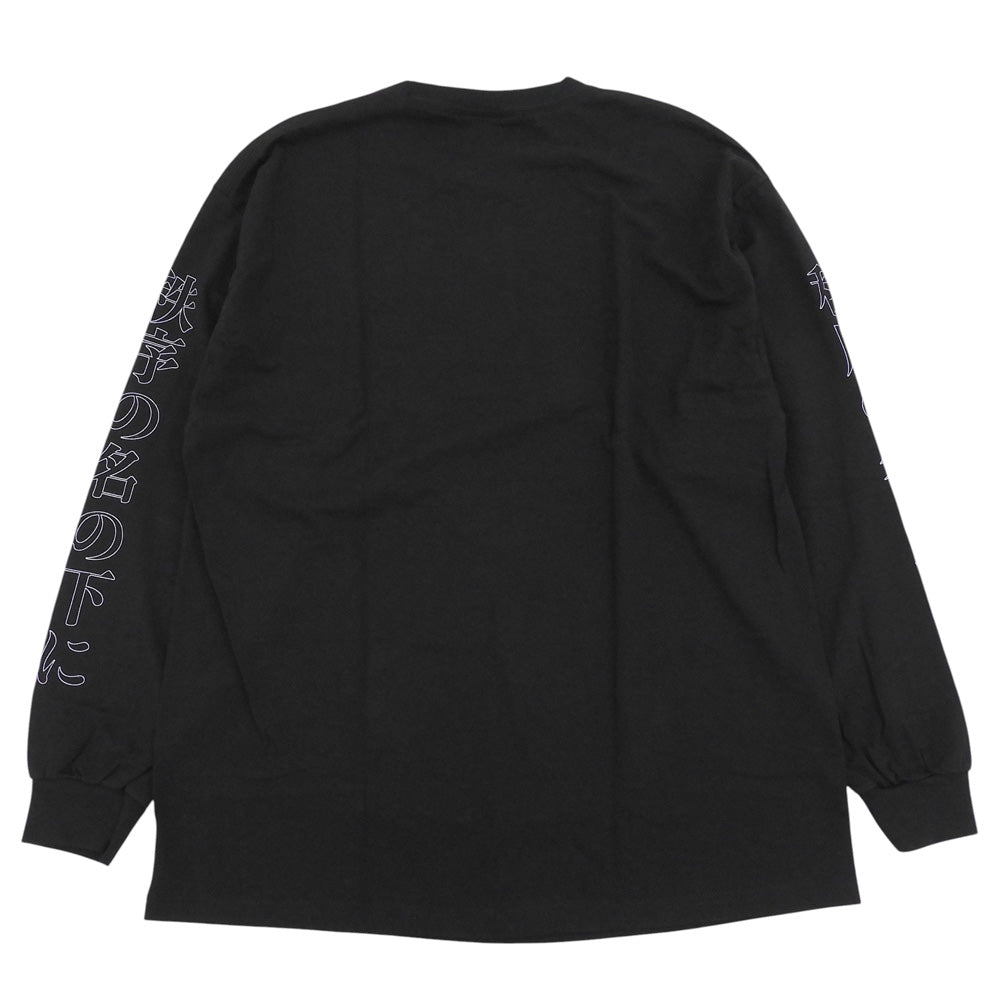 DAN ダン 新品同様 SAKAMOTO DAYS Shishiba＆Osaragi LS Tee コットン トップス メンズ ブラック XL トップス