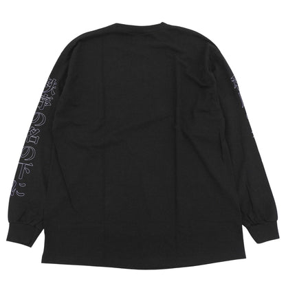 DAN ダン 新品同様 SAKAMOTO DAYS Shishiba＆Osaragi LS Tee コットン トップス メンズ ブラック XL トップス
