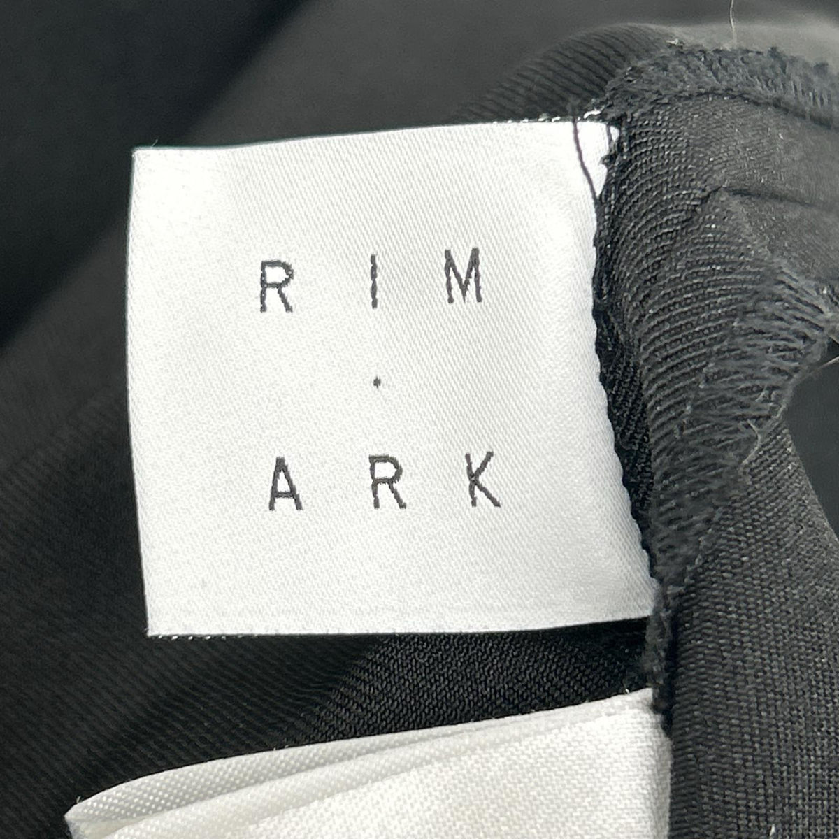 RIM.ARK リムアーク ブラック Front zip all in one フロントジップ オールインワン オーバーオール オールインワン