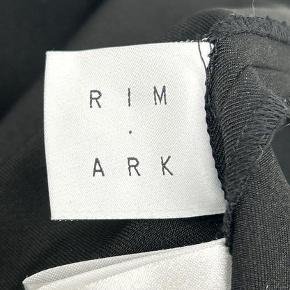 RIM.ARK リムアーク ブラック Front zip all in one フロントジップ オールインワン オーバーオール オールインワン