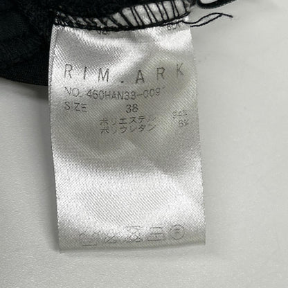 RIM.ARK リムアーク ブラック Front zip all in one フロントジップ オールインワン オーバーオール オールインワン