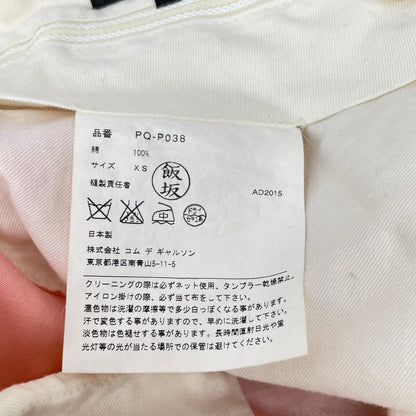 COMMEdesGARCONS HOMME コムデギャルソンオム 15年 PQ-P038 ピンク コットン ワイドハーフパンツ ボトムス
