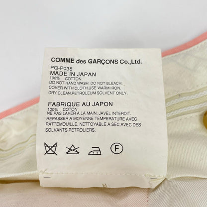 COMMEdesGARCONS HOMME コムデギャルソンオム 15年 PQ-P038 ピンク コットン ワイドハーフパンツ ボトムス