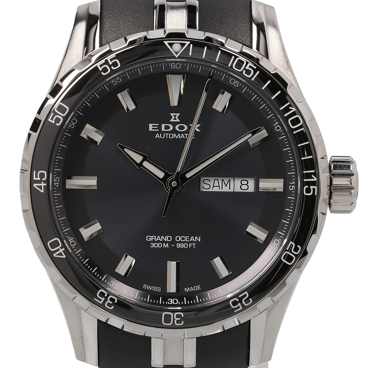EDOX エドックス 【美品】88002-3CA-NIN GRAND OCEAN AUTOMATIC グランドオーシャン オートマティック 自動巻き 腕時計