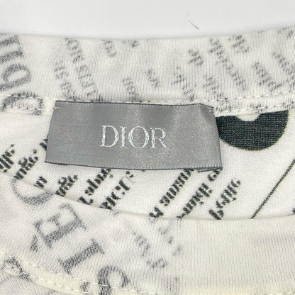 DIOR ディオール ×ダニエル アーシャム 20SS 023J600C0589 ニュースペーパー総柄プリント 半袖Tシャツ トップス