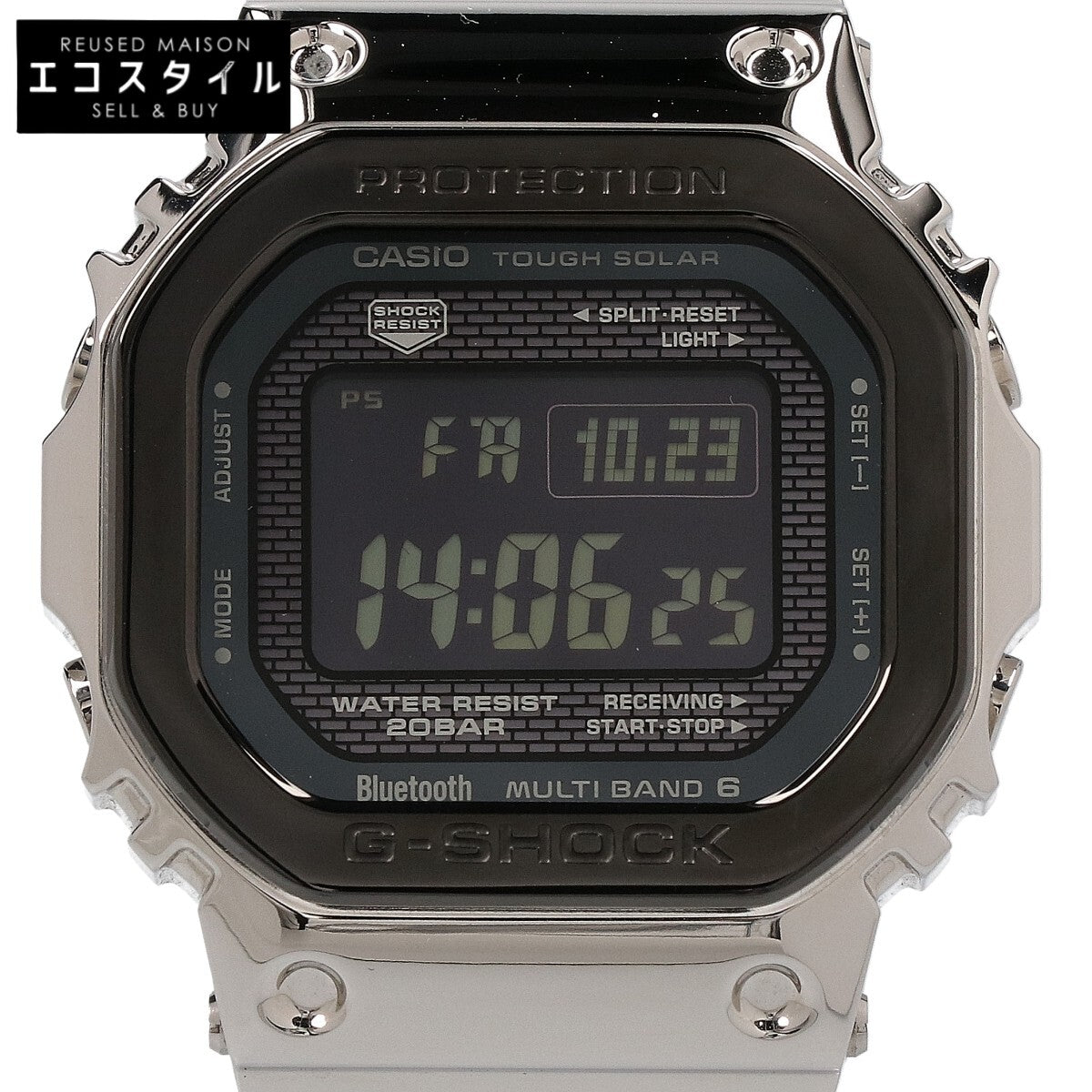 G-SHOCK ジーショック 【美品】GMW-B5000BT-1JF FULL METAL 5000 SERIES マルチバンド6 タフソーラー電波 腕時計