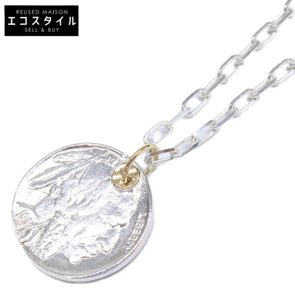 GIGI ジジ 【美品】925 K18 Artemis Native Coin Necklace コイン ネックレス