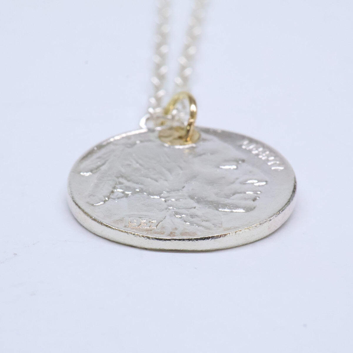 GIGI ジジ 【美品】925 K18 Artemis Native Coin Necklace コイン ネックレス
