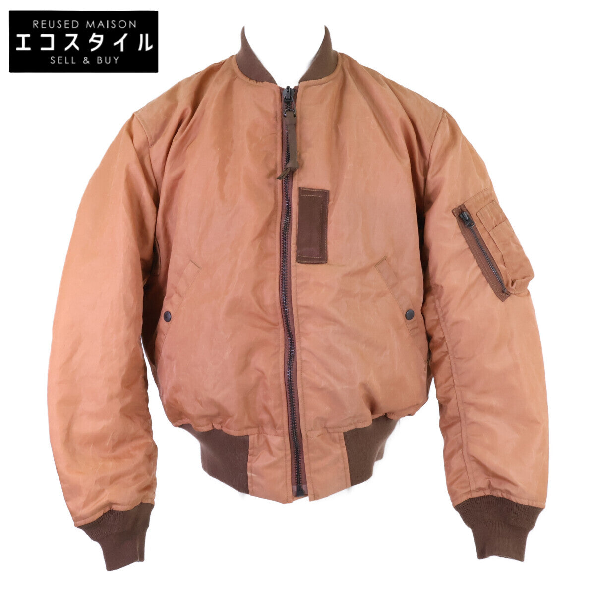 STUDIO D'ARTISAN ステュディオダルチザン 【美品】4599 柿渋染め MA-1 ジャケット ジャケット