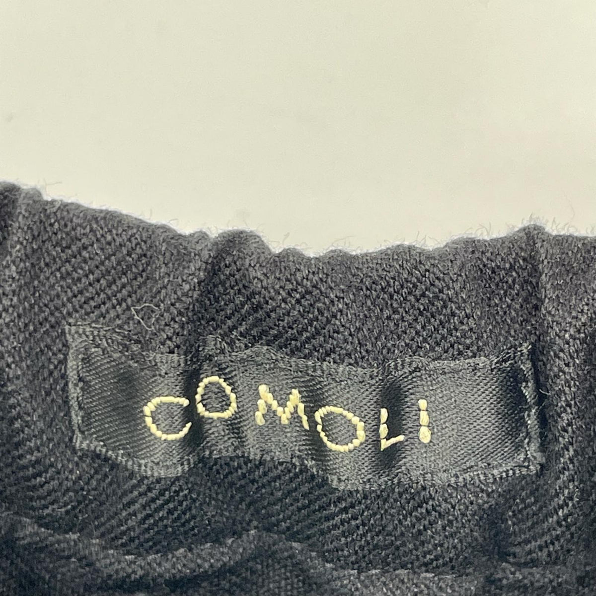 COMOLI コモリ 26SS D01-03018 ブラック ポストワークツイル ハンティングパンツ ボトムス