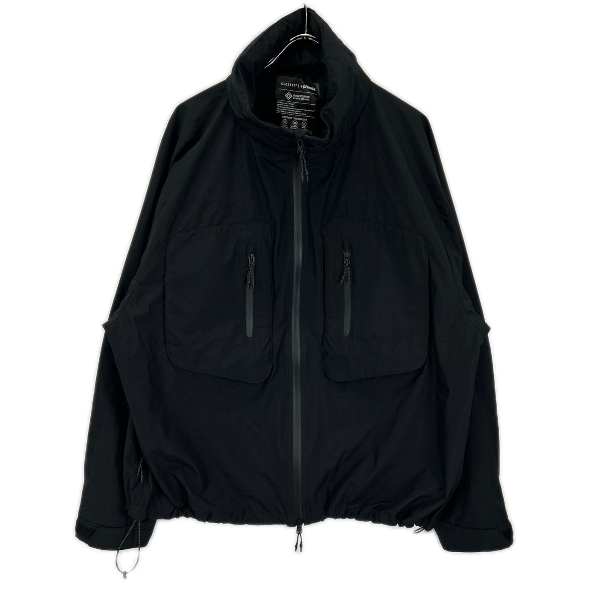 CLESSTE クレスト × Plus Phenix 26SS ブラック WINDSTOPPER by GORE-TEX LABS CITY HYDRO SHED JACKET ジャケット