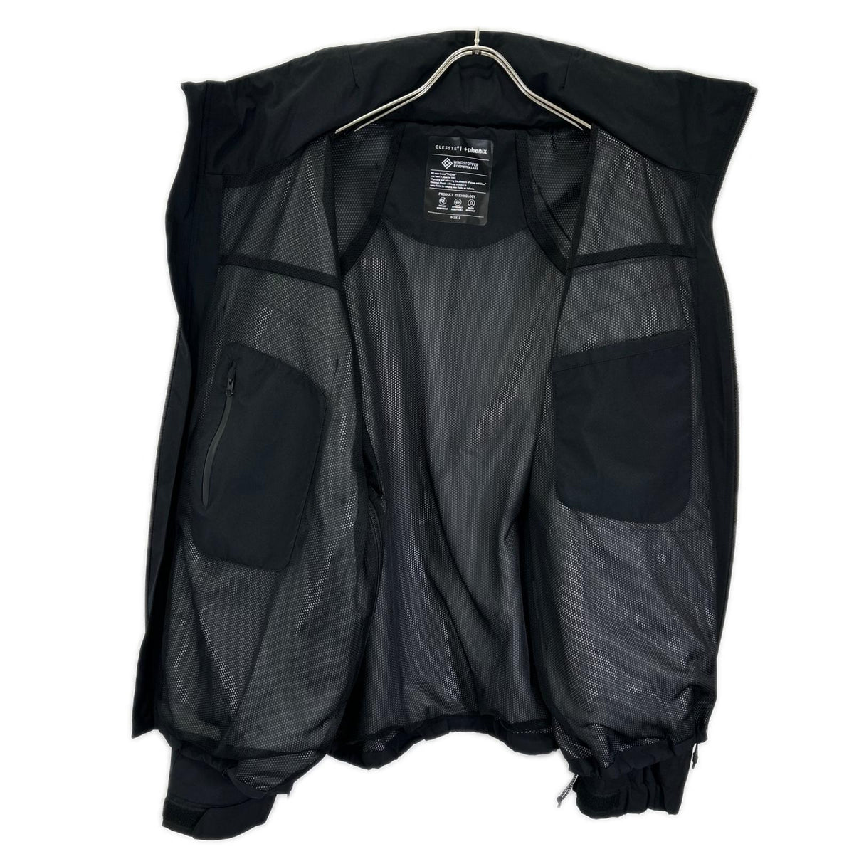 CLESSTE クレスト × Plus Phenix 26SS ブラック WINDSTOPPER by GORE-TEX LABS CITY HYDRO SHED JACKET ジャケット
