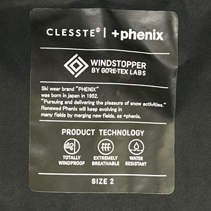 CLESSTE クレスト × Plus Phenix 26SS ブラック WINDSTOPPER by GORE-TEX LABS CITY HYDRO SHED JACKET ジャケット