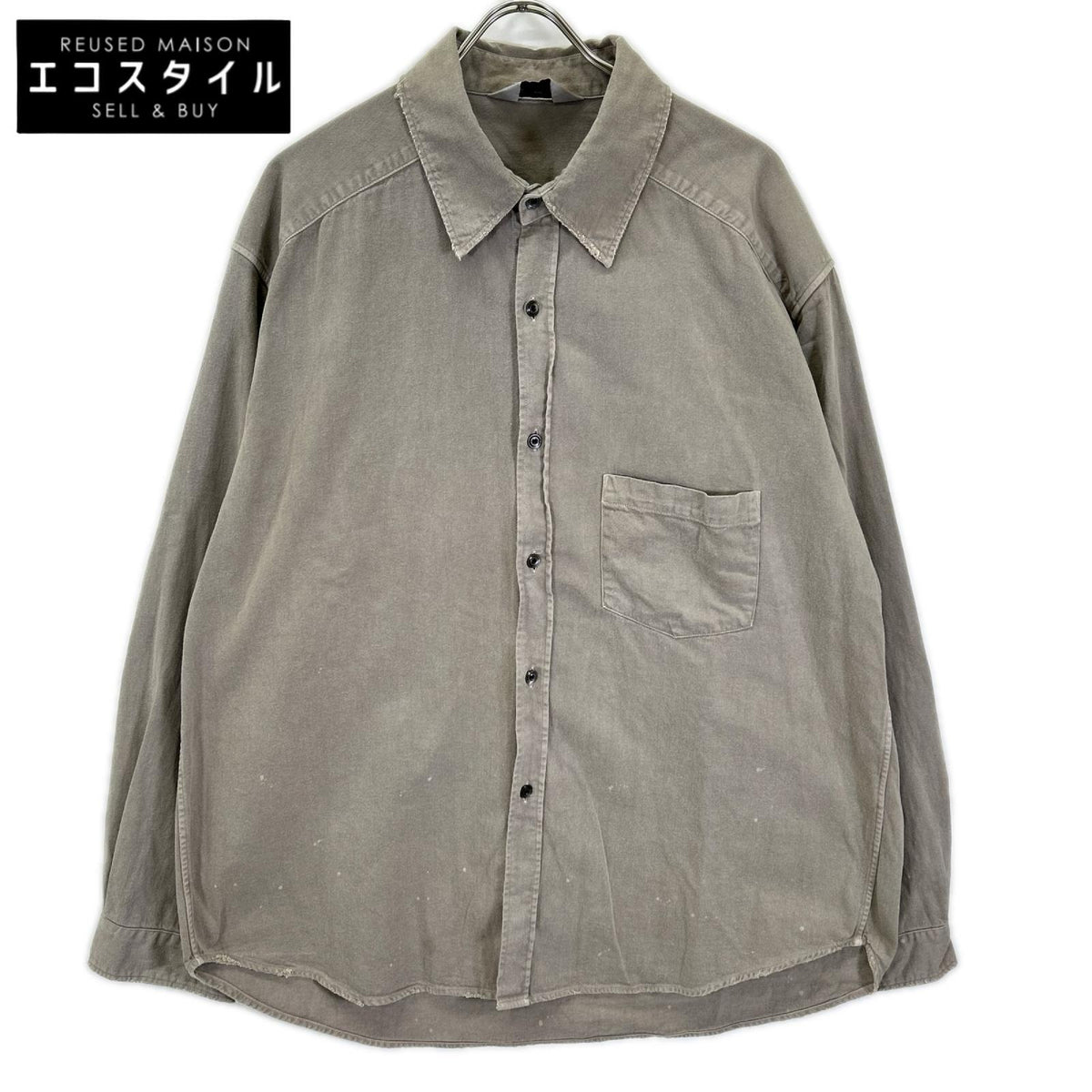 ANCELLM アンセルム ANC-STD-SH01-26SS グレーDENIM DRESS SHIRT トップス