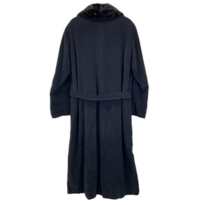 JILSANDER ジルサンダー OS342 ブラック ウールアンゴラ ステンカラーコート コート