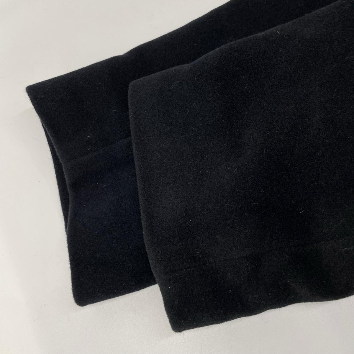 JILSANDER ジルサンダー OS342 ブラック ウールアンゴラ ステンカラーコート コート