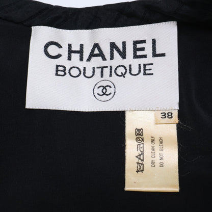 CHANEL シャネル ココマークボタン ノーカラージャケット ジャケット