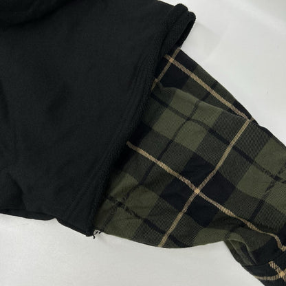 mastermind マスターマインド MW24S13-SW008 ブラック LAYERED HOODIE トップス