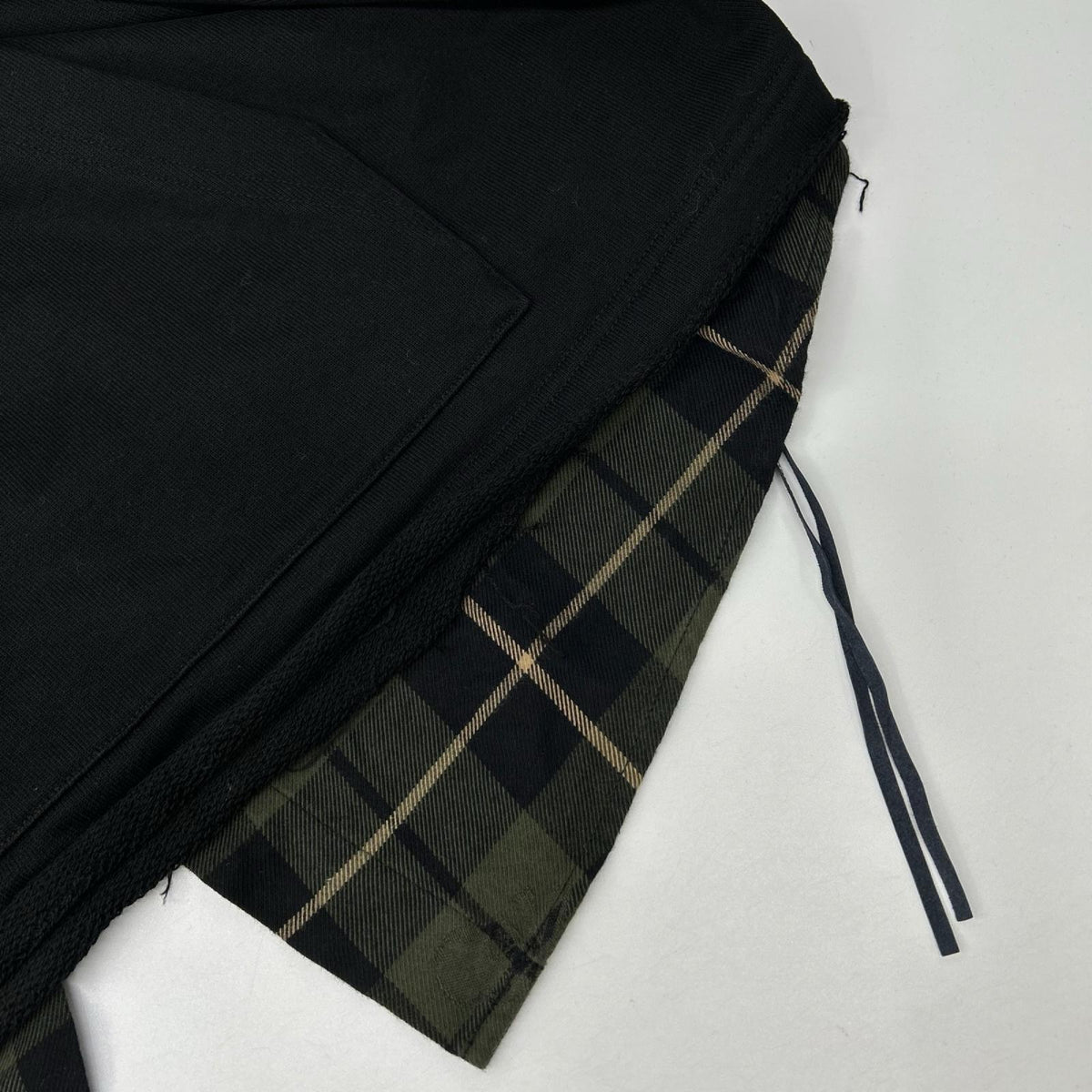 mastermind マスターマインド MW24S13-SW008 ブラック LAYERED HOODIE トップス
