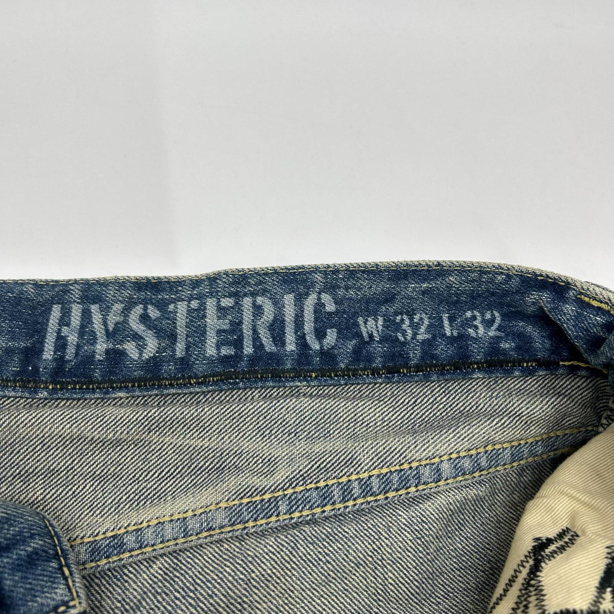 HYSTERIC GLAMOUR ヒステリックグラマー 02202AP09 スキャブリメイク スリムストレートデニムパンツ ボトムス