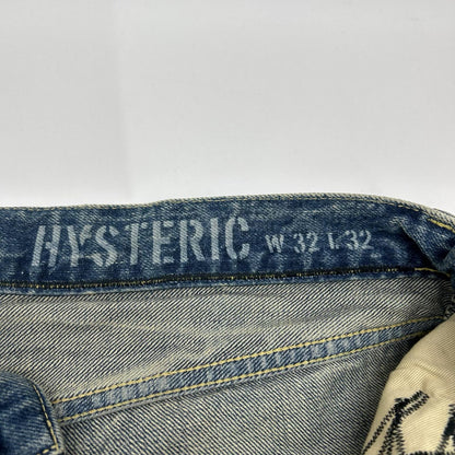 HYSTERIC GLAMOUR ヒステリックグラマー 02202AP09 スキャブリメイク スリムストレートデニムパンツ ボトムス