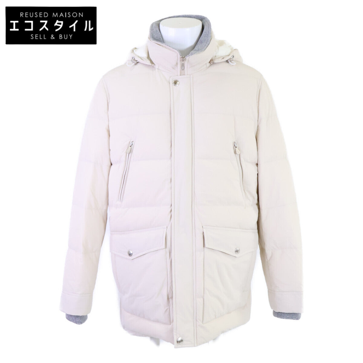 BRUNELLO CUCINELLI ブルネロクチネリ 【新品同様/25年製】MM4911823 タフタ フード付ダウンジャケット ジャケット
