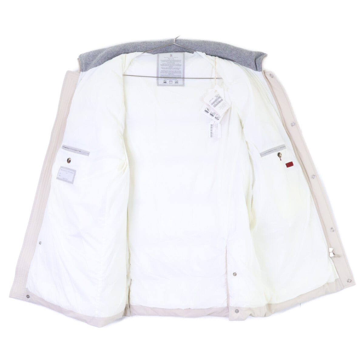 BRUNELLO CUCINELLI ブルネロクチネリ 【新品同様/25年製】MM4911823 タフタ フード付ダウンジャケット ジャケット