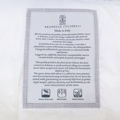 BRUNELLO CUCINELLI ブルネロクチネリ 【新品同様/25年製】MM4911823 タフタ フード付ダウンジャケット ジャケット