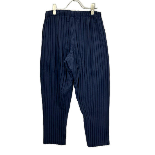 HOMME PLISSE ISSEY MIYAKE オムプリッセ イッセイミヤケ 24SS HP41FF251 ネイビー BOX PLEATS ENSEMBLE PANTS ボトムス