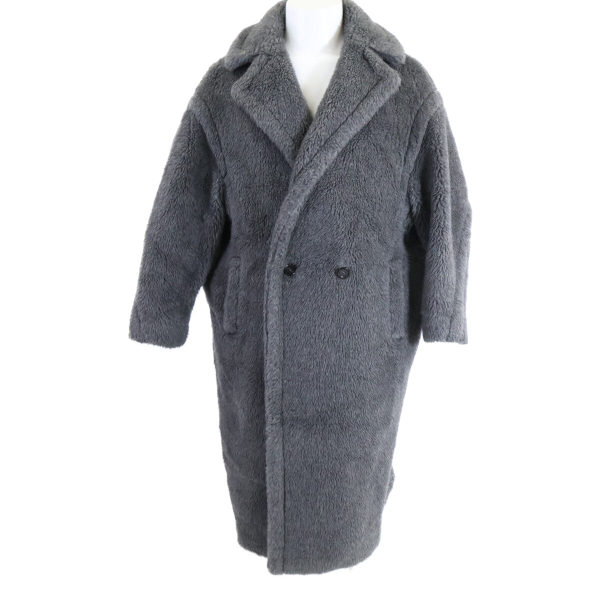 Max Mara マックスマーラ 【美品/国内正規】101607136 ウール/アルパカ/シルク テディベア アイコン ロング コート