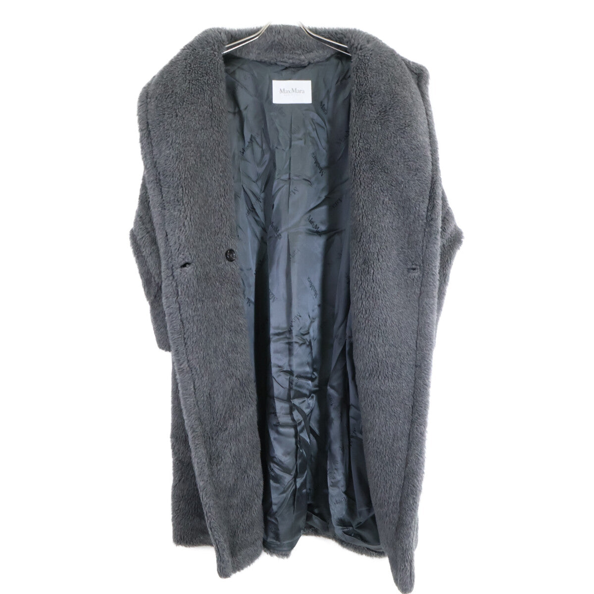 Max Mara マックスマーラ 【美品/国内正規】101607136 ウール/アルパカ/シルク テディベア アイコン ロング コート