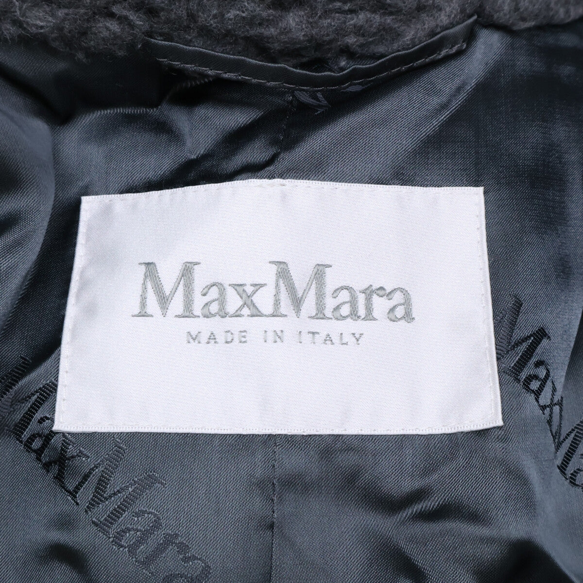 Max Mara マックスマーラ 【美品/国内正規】101607136 ウール/アルパカ/シルク テディベア アイコン ロング コート