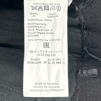 SPORTMAX スポーツマックス 222612266 ブラック ドレスワンピース ワンピース