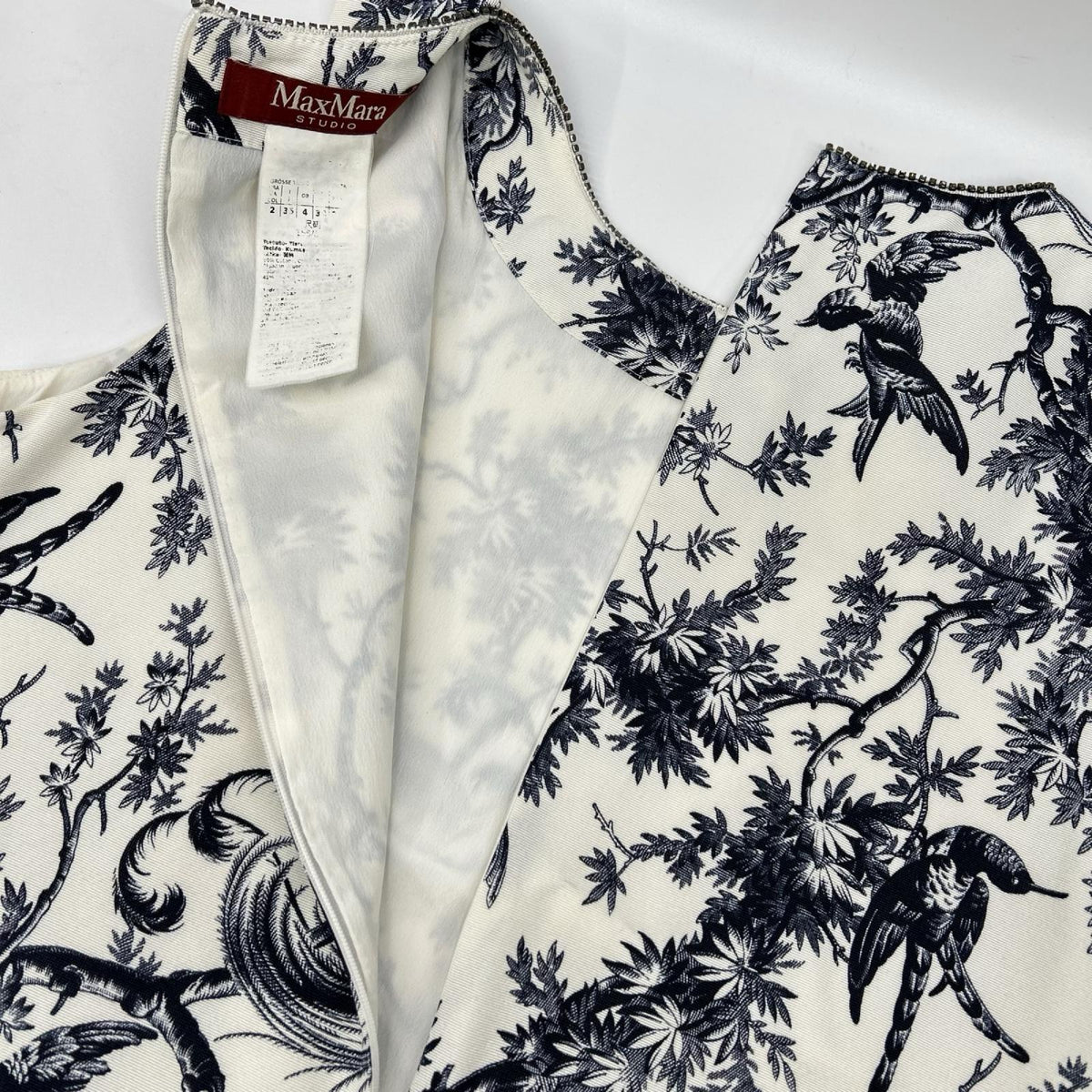 MAXMARA STUDIO マックスマーラスタジオ 622611146 トワルドジェイ 総柄 ノースリーブワンピース ワンピース
