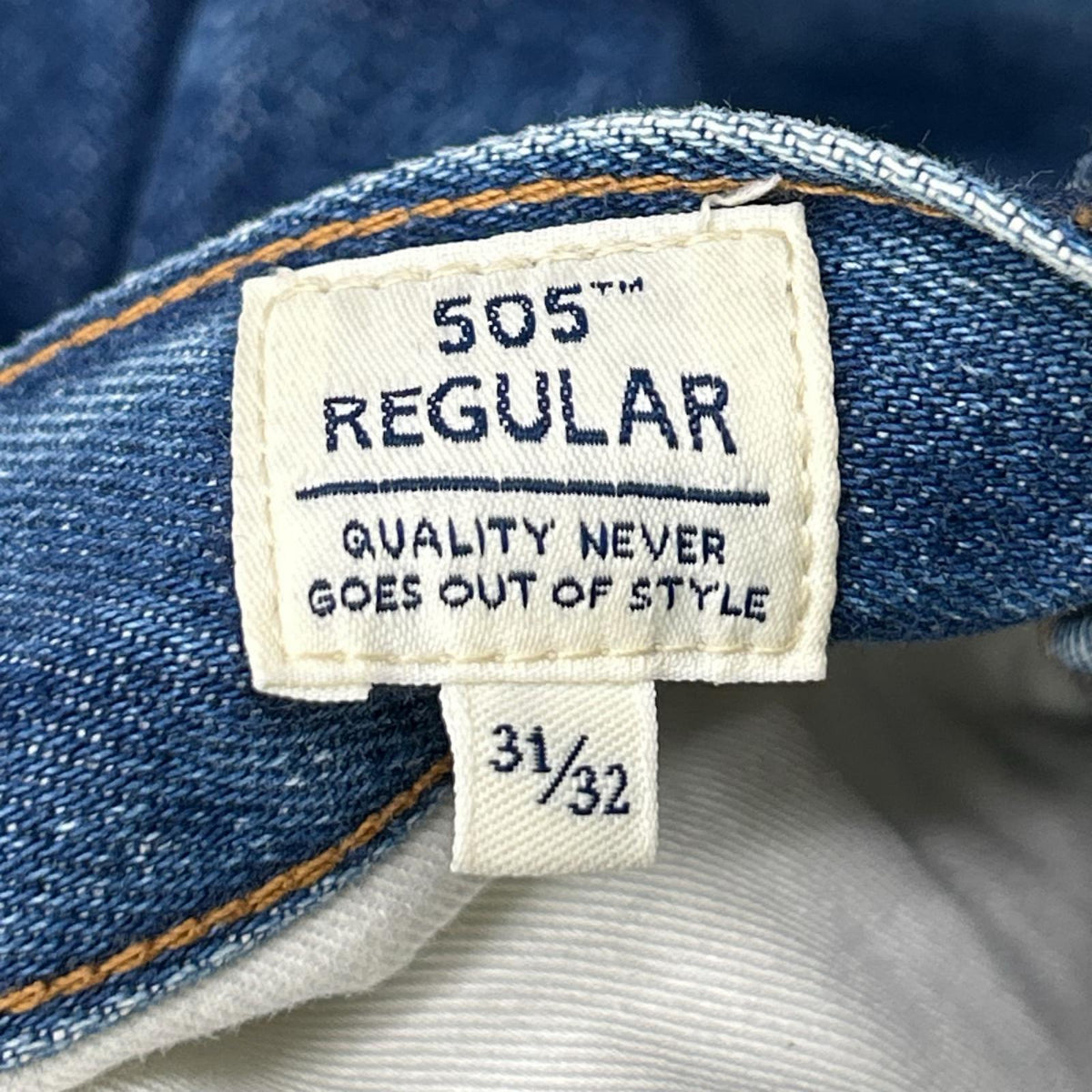 LEVI'S リーバイス A5878-0000 ブルー Made in Japan 505 セルビッチデニムパンツ ボトムス