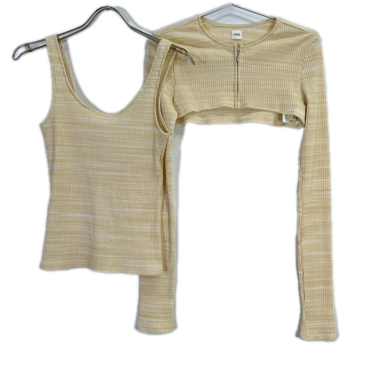 その他ブランド UNUS イエロー Layered Set Tops トップス
