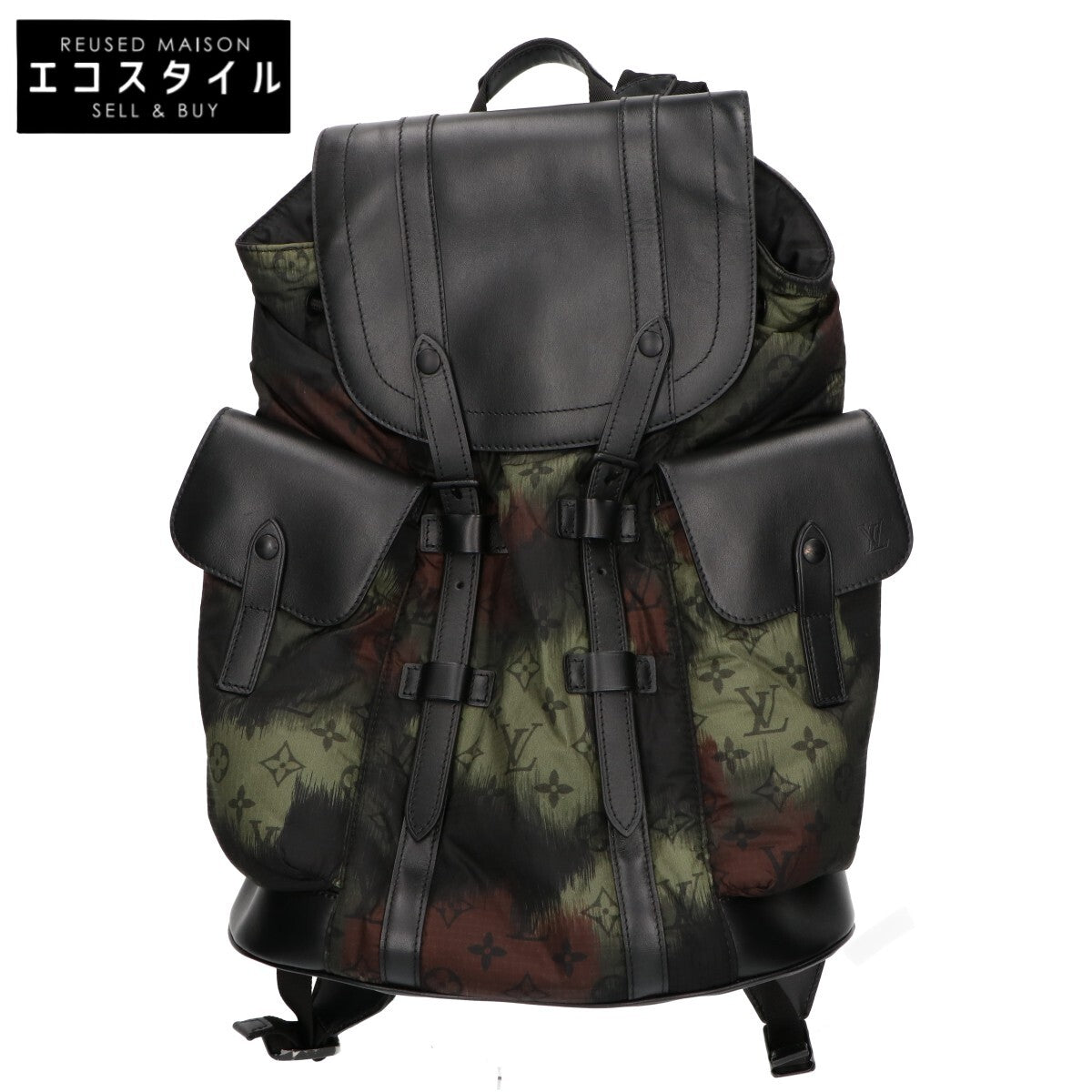 LOUIS VUITTON ルイヴィトン M56411 モノグラム・カモフラージュ クリストファーPM バックパック リュック バックパック