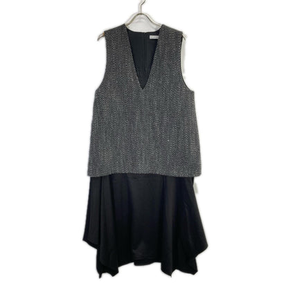 ADORE アドーア 531-4240104 24AW ブラック スパングルツイードワンピース ワンピース
